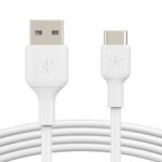 Belkin BoostCharge - Cable USB - 24 pin USB-C (M) a USB (M) - 1 m - blanco