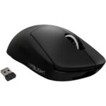 Logitech PRO X SUPERLIGHT Wireless Gaming Mouse - Ratón - óptico - 5 botones - inalámbrico, cableado - 2.4 GHz - negro