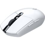 Logitech G G305 - Ratón - óptico - 6 botones - inalámbrico - 2.4 GHz - receptor inalámbrico USB - blanco
