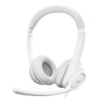 Logitech H390 Wired Headset for PC/Laptop, Off-white - Auricular - en oreja - cableado - USB-A - blanco hueso