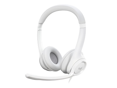 063SA61E8T9KXR3GYJASXKB4P4.jpg Logitech H390 Wired Headset for PC/Laptop, Off-white - Auricular - en oreja - cableado - USB-A - blanco hueso - Imagen 1