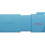 Kingston - USB flash drive - 64 GB - USB 3.2 Gen 1 - NEON Aqua Blue