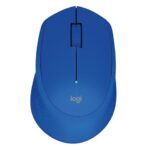 Logitech M280 - Ratón - diestro - óptico - 3 botones - inalámbrico - 2.4 GHz - receptor inalámbrico USB - azul