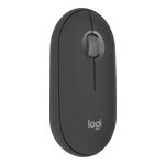 Logitech Pebble Mouse 2 M350s - Ratón - óptico - 3 botones - inalámbrico - Bluetooth - grafito