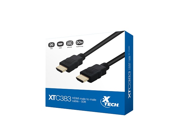 0672YMPBWSREMWYQBHF0AVBGB8.jpg Xtech - Video / audio cable - HDMI - HDMI - 50ft-m/m-XTC-383 - Imagen 1