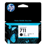 HP 711 - 38 ml - negro - original - DesignJet - cartucho de tinta - para DesignJet T100, T120, T120 ePrinter, T125, T130, T520, T520 ePrinter, T525, T530
