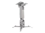 Klip Xtreme KPM-580W - Kit de montaje (pies, montaje en techo inclinado) - para proyector - aluminio, acero - blanco - se puede instalar en el techo