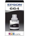 Epson T664 - 70 ml - negro - recarga de tinta - para Epson L110, L200, L310, L380, L395, L495, L575, L606, L655, L656, L1300, L1455