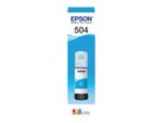 Epson 504 - 70 ml - cián - original - recarga de tinta - para EcoTank L4150, L4260, L6161, L6171, L6191, L6270 - Imagen 3