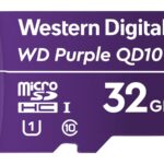 WD Purple SC QD101 WDD032G1P0C - Tarjeta de memoria flash - 32 GB - UHS-I U1 / Class10 - microSDHC - púrpura