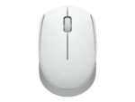 Logitech M170 Wireless Mouse, Ambidextrous, Off-white - Ratón - diestro y zurdo - óptico - 3 botones - inalámbrico - 2.4 GHz - receptor inalámbrico USB - blanco hueso