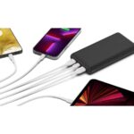 Belkin - Cargador portátil - 20000 mAh - 15 vatios - 3 A - 3 conectores de salida (24 pin USB-C, 2 x USB) - en el cable: USB-C - negro