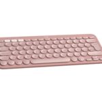 Logitech - Keyboard - Wireless - Rose - Con Bluetooth