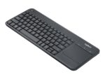 Logitech Wireless Touch Keyboard K400 Plus - Teclado - con panel táctil - inalámbrico - 2.4 GHz - negro - Imagen 6