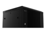 Nexxt Solutions - Rack armario - instalable en pared - RAL 9005, negro barniz - 9U - 19" - Imagen 3
