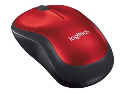 06CQRWXD4P6HVF3KK014CY85C0.jpg Logitech M185 - Ratón - diestro y zurdo - óptico - inalámbrico - 2.4 GHz - receptor inalámbrico USB - rojo - Imagen 1