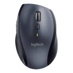 Logitech Marathon M705 - Ratón - ergonómico - diestro - laser - 7 botones - inalámbrico - 2.4 GHz - receptor inalámbrico USB - carbón