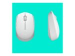 Logitech M170 Wireless Mouse, Ambidextrous, Off-white - Ratón - diestro y zurdo - óptico - 3 botones - inalámbrico - 2.4 GHz - receptor inalámbrico USB - blanco hueso - Imagen 7