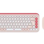 Logitech Pop Icon Combo - Keyboard and mouse set - Spanish (Latin American) - Rose