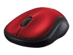 Logitech M185 - Ratón - diestro y zurdo - óptico - inalámbrico - 2.4 GHz - receptor inalámbrico USB - rojo - Imagen 5