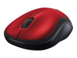 Logitech M185 - Ratón - diestro y zurdo - óptico - inalámbrico - 2.4 GHz - receptor inalámbrico USB - rojo - Imagen 4