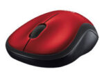 Logitech M185 - Ratón - diestro y zurdo - óptico - inalámbrico - 2.4 GHz - receptor inalámbrico USB - rojo - Imagen 6
