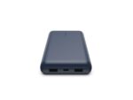 Belkin - Cargador portátil - 20000 mAh - 15 vatios - 3 conectores de salida (USB, 24 pin USB-C) - en el cable: USB-C - azul - Imagen 5