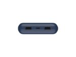 Belkin - Cargador portátil - 20000 mAh - 15 vatios - 3 conectores de salida (USB, 24 pin USB-C) - en el cable: USB-C - azul - Imagen 6