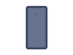 Belkin - Cargador portátil - 20000 mAh - 15 vatios - 3 conectores de salida (USB, 24 pin USB-C) - en el cable: USB-C - azul