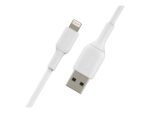 Belkin BoostCharge - Cable Lightning - Lightning macho a USB macho - 3 m - blanco - Imagen 4