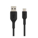 Belkin BoostCharge - Cable USB - 24 pin USB-C (M) a USB (M) - 1 m - negro