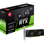 MSI - GeForce RTX 3050 LP 6G OC - PCI Express 3.0 x16 (x4 mode) - NVIDIA - NVIDIA GeForce RTX 3050 - GDDR6 SDRAM - DisplayPort / HDMI